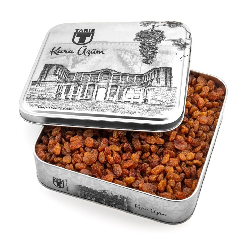 Tariş Sultaniye Çekirdeksiz Kuru Üzüm 1 Kg Teneke Kutu