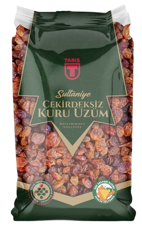Sultaniye Çekirdeksiz Kuru Üzüm 1 Kg Selefon 2026 Mahsul