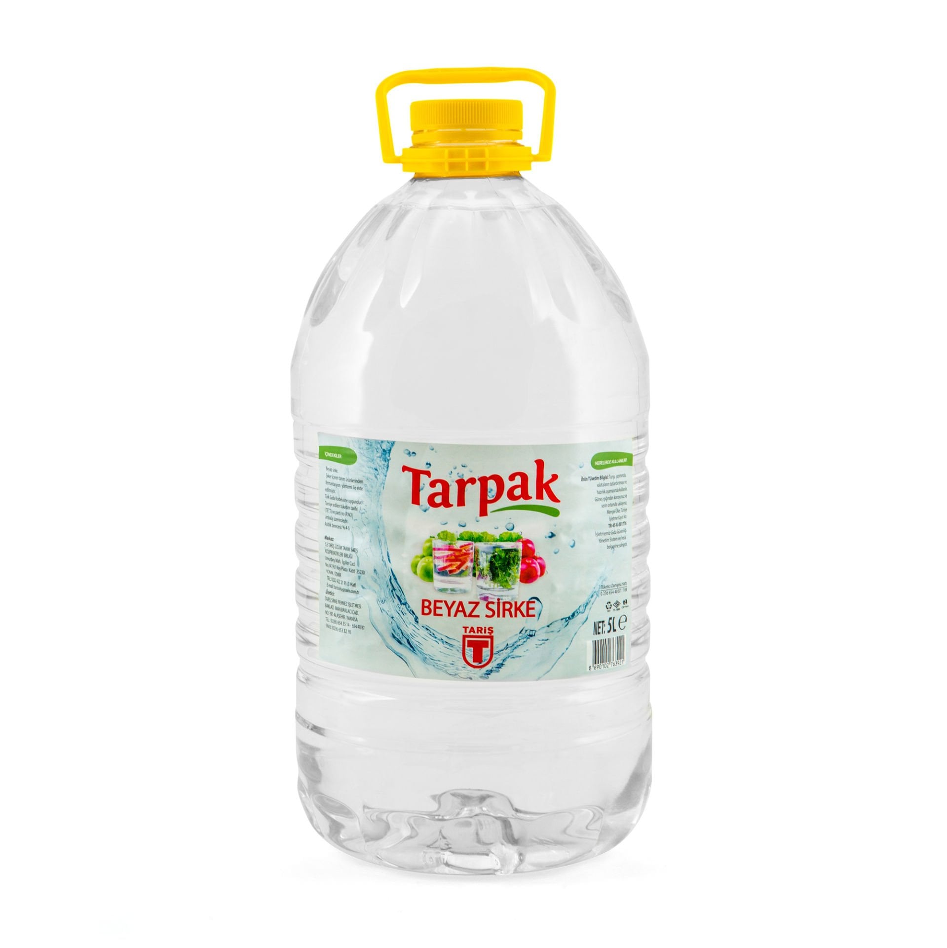 Tarpak Beyaz Sirke 5 Lt Pet Dar Ağız