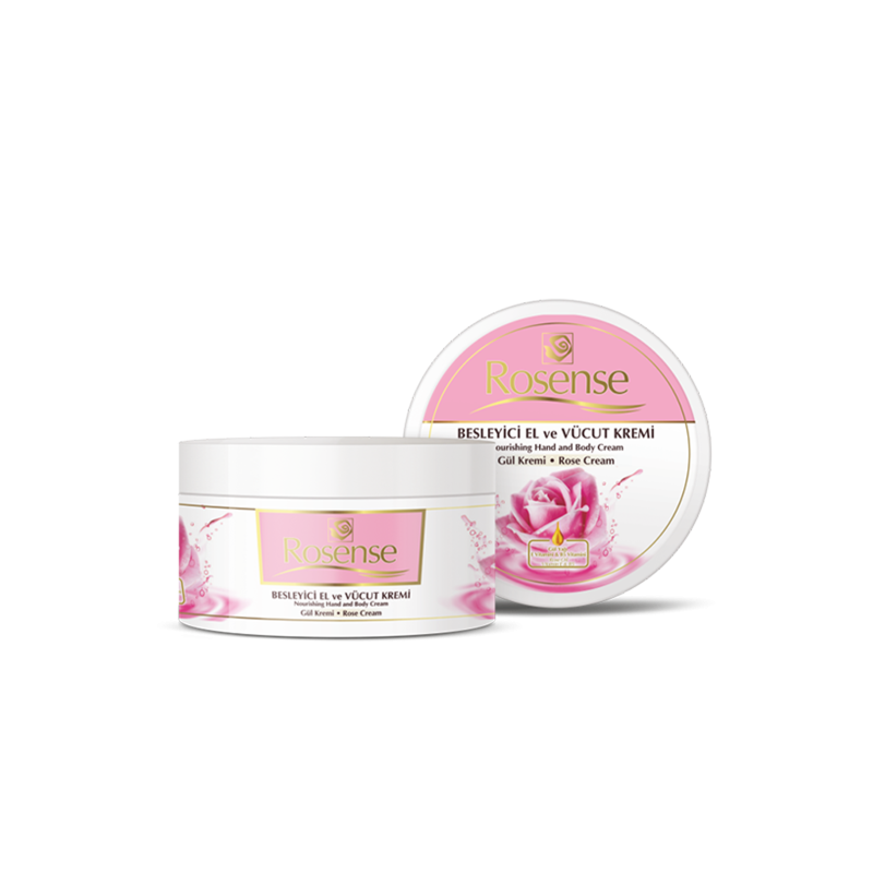 Rosense El ve Vücut Gül Kremi Kavanoz 250 ml