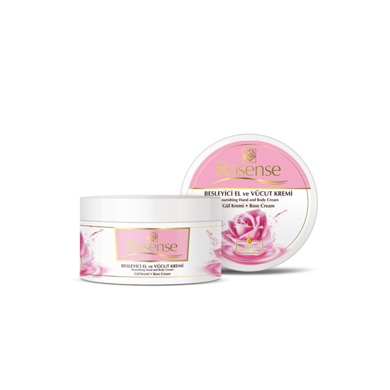 Rosense El ve Vücut Gül Kremi Kavanoz 250 ml