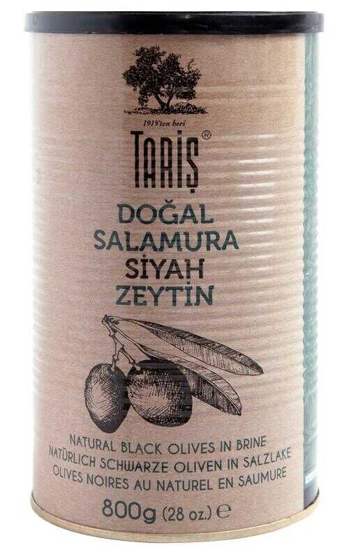 Doğal Salamura Siyah Zeytin 800 G